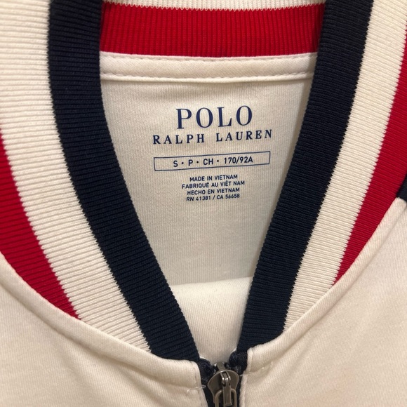 Polo by Ralph Lauren White and Navy Tracksuit with Red Accents - Picture 3 of 4